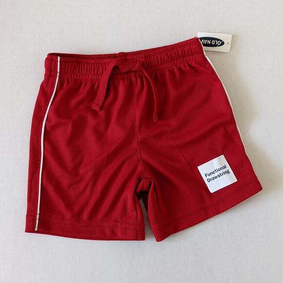 ON Red Mesh Shorts Sz 18/24m - Picture 1 of 4